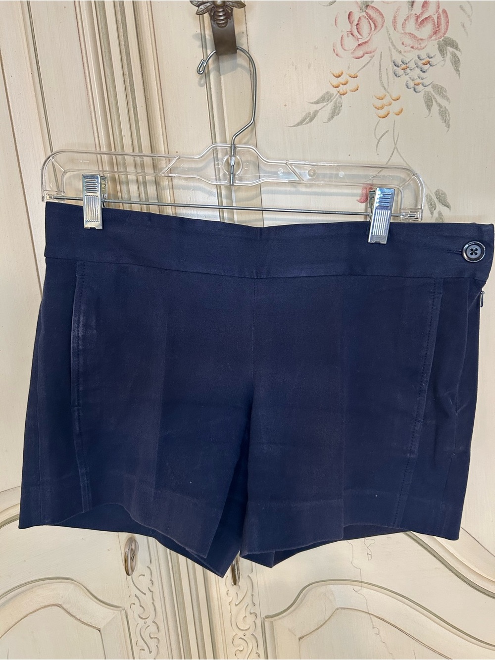 Lilly Pulitzer Navy High-Waist Tailored Shorts